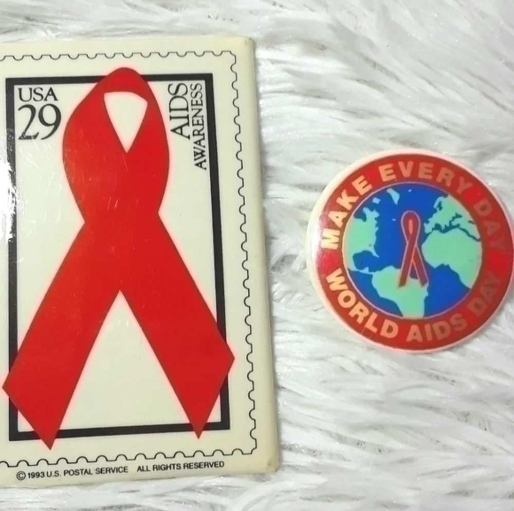 AIDS Awareness Collectible Pin Set